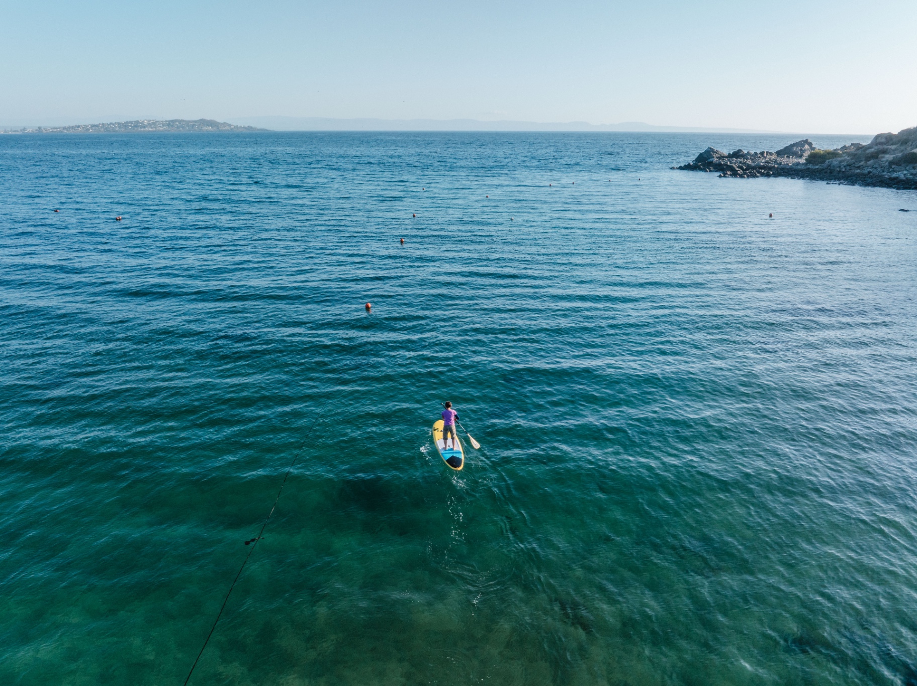 Mar calmo para Stand Up Paddle